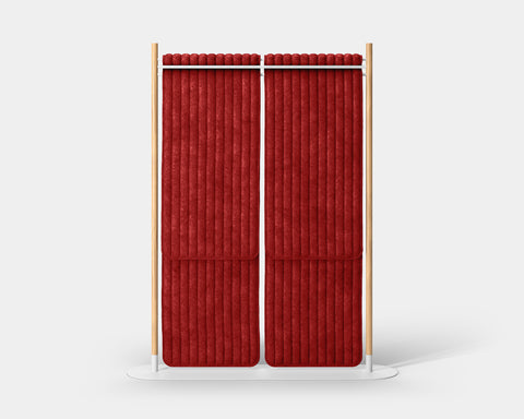 Hangout Acoustic Room Divider Double Rectangle Quilt