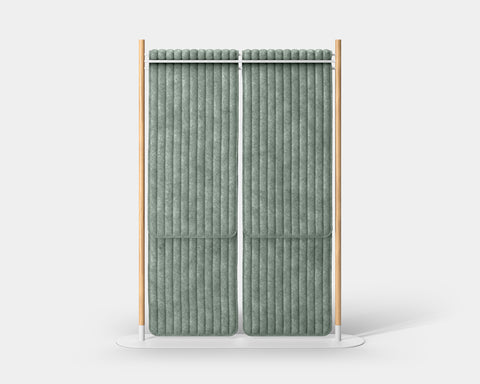 Hangout Acoustic Room Divider Double Rectangle Quilt
