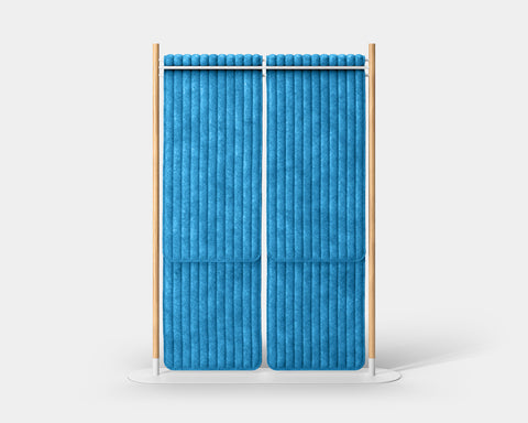 Hangout Acoustic Room Divider Double Rectangle Quilt