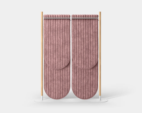 Hangout Acoustic Room Divider Double Pill Quilt
