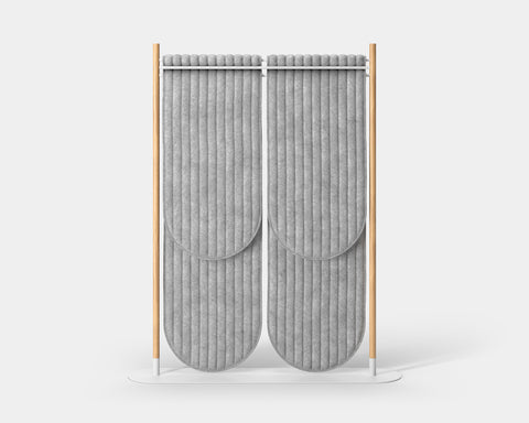 Hangout Acoustic Room Divider Double Pill Quilt