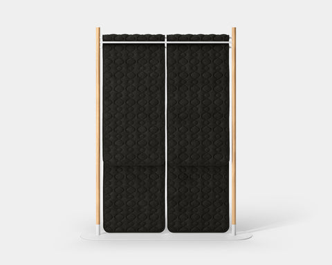 Hangout Acoustic Room Divider Double Rectangle Quilt