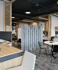 White Nomad System Felt PRO in middle of office.