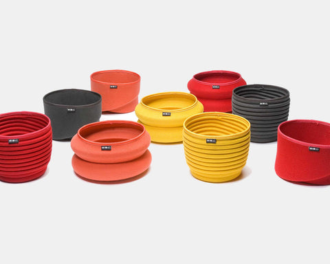 decorative wool felt bowls