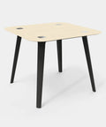two tone dining table black ash black cover